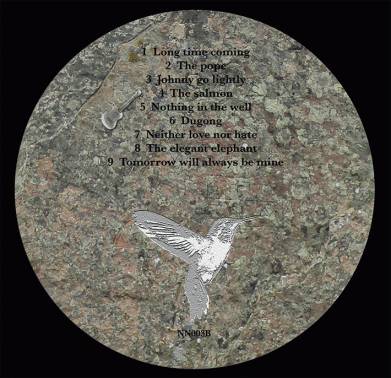 Label for The Ogres Hummingbird LP